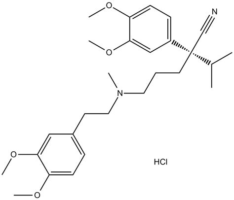verapamil hydrochloride molecular weight